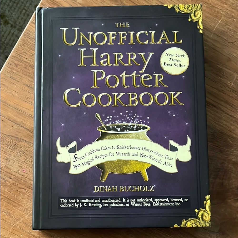 Black and Gold Cookbook for Kitchen